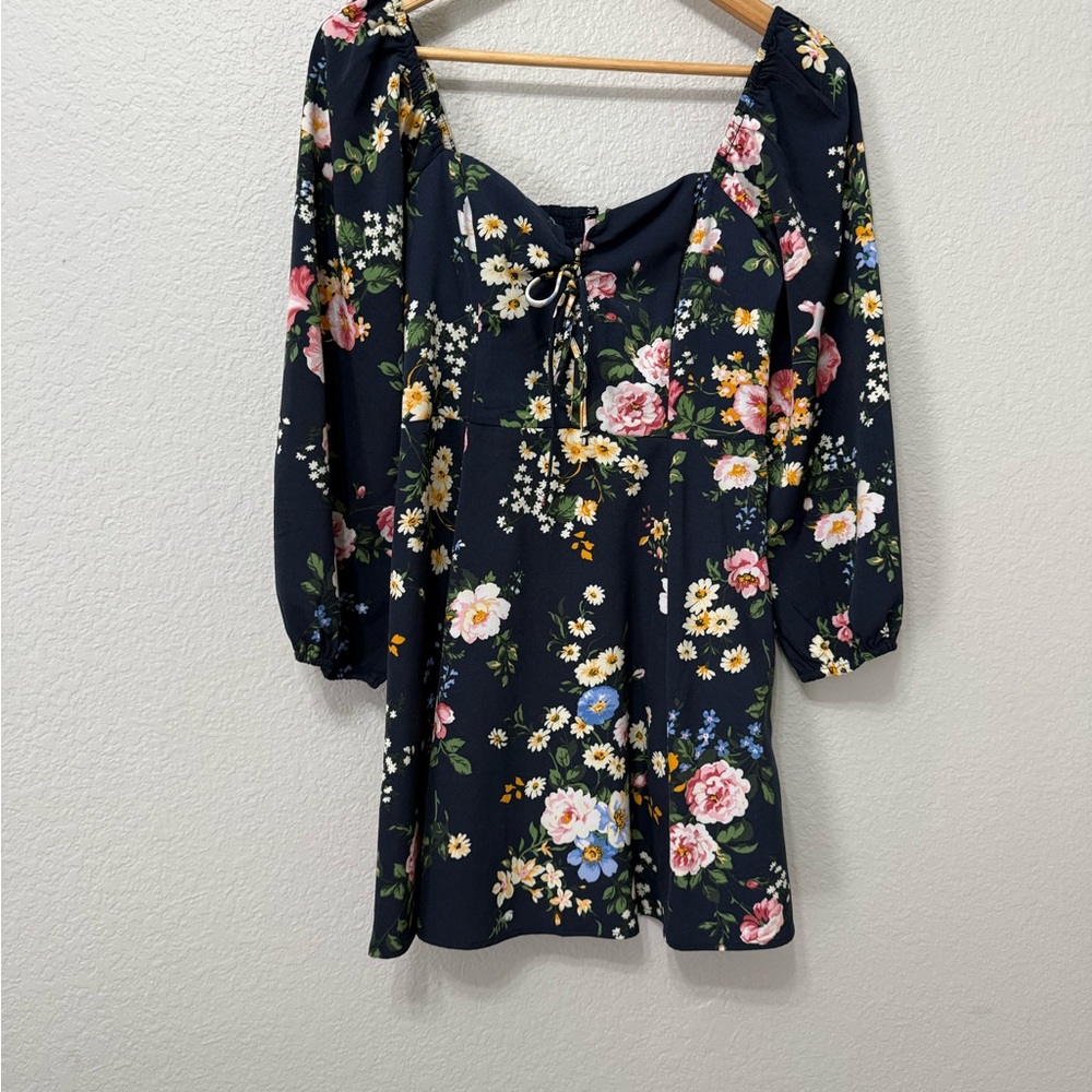 Abercrombie & Fitch Floral Tie Dress